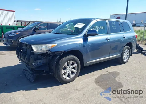 2013 Toyota Highlander Base V6 from USA, damaged, VIN 5TDBK3EHXDS227685